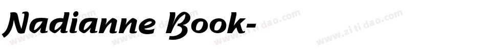 Nadianne Book字体转换